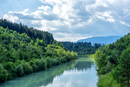 Draubrücke bei Frög
