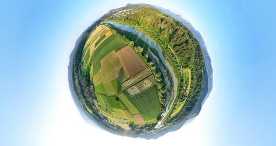 Tiny planet Rosegg